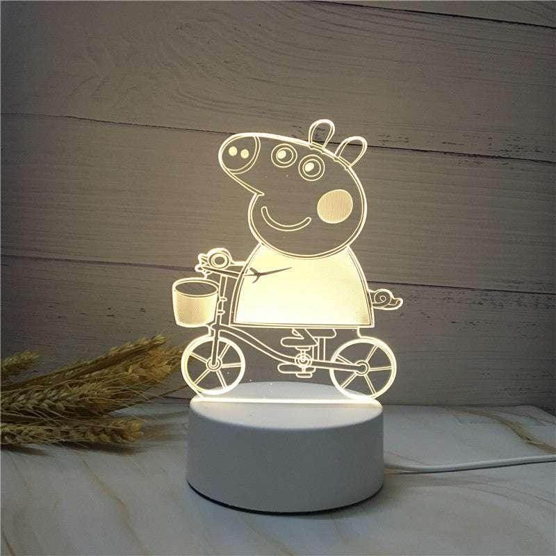 3D LED Lamp Creative Energy Saving Cartoon Night Light (Desktop/Bedside/Baby Room/Corridor) - Soft Bright Lighting With Durable Base - Dreamy-Designs Store Online