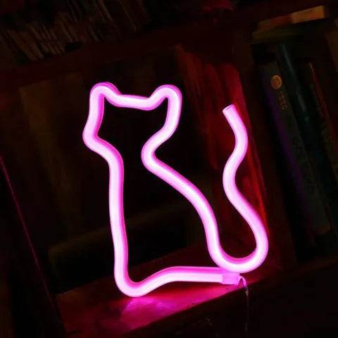 LED Neon Sign Night Light (INS Decoration) - USB & Battery Powered / Indoor Wall Decor / Romantic Elegant Lighting / Perfect Gift Idea (30x18.5x2cm) - Dreamy-Designs Store Online