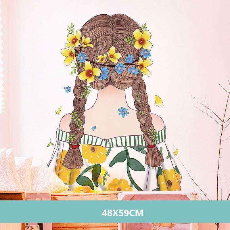 Angel Wings Stickers Decoration (Small Pattern) // Room & Bedroom Wall Layout // Waterproof Wall Stickers // Bedside Background Wall // Modern Style // 1 Piece // PVC Material - Dreamy-Designs Store Online