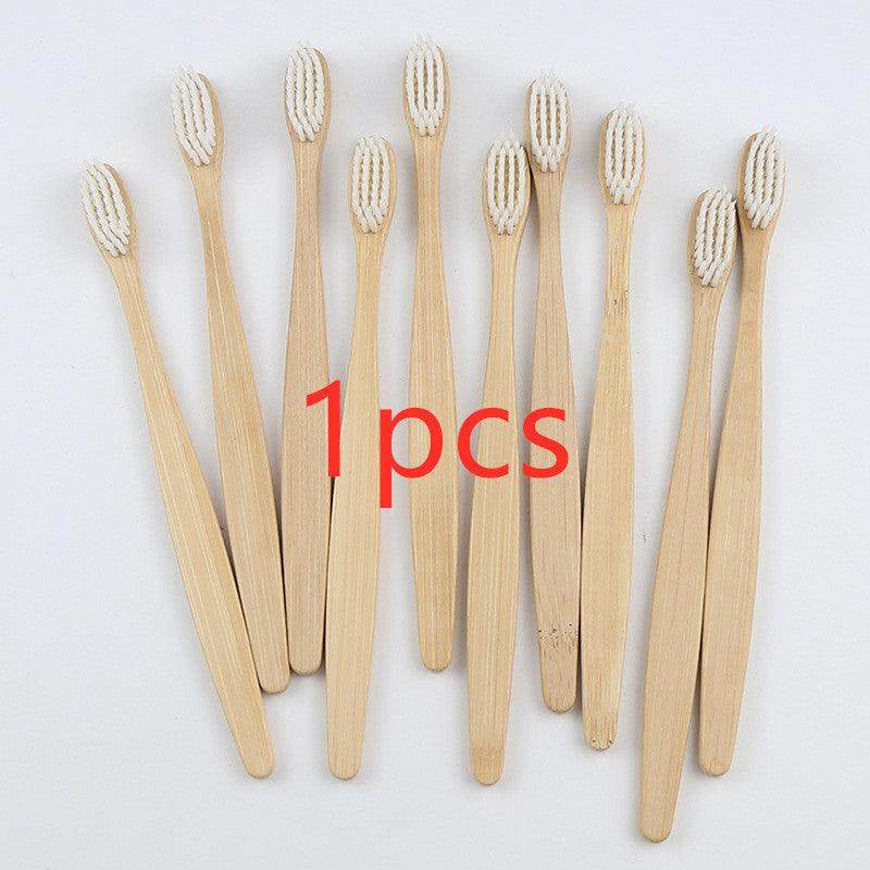 Rainbow Bamboo Toothbrush Set: 5 Eco-Friendly Oral Care Essentials - Dreamy-Designs Store Online