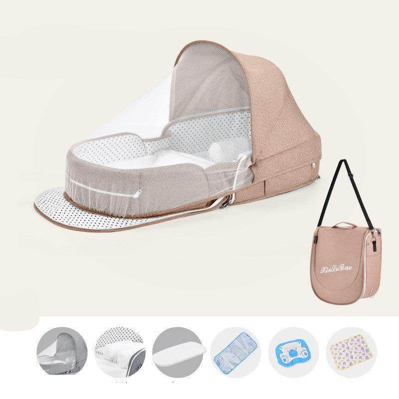 Multifunctional Baby Crib: 5-in-1 Portable Newborn Nest - Dreamy-Designs Store Online