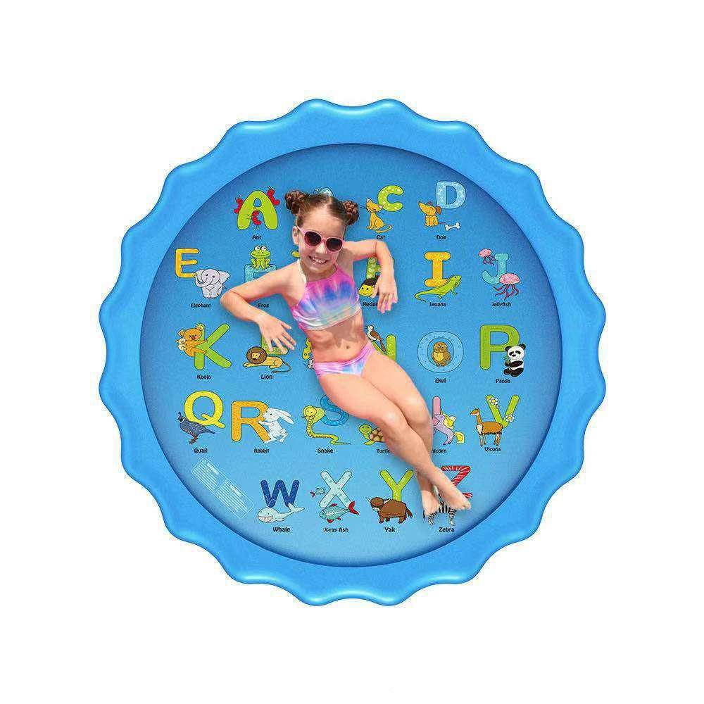 Toys For Kids Boys Girls Spray Pool Sprinkler Pad Water Spray Pad Splash Play Mat Toys Inflatable Splash Play - Dreamy-Designs Store Online
