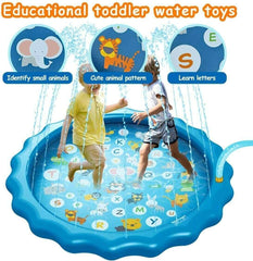 Toys For Kids Boys Girls Spray Pool Sprinkler Pad Water Spray Pad Splash Play Mat Toys Inflatable Splash Play - Dreamy-Designs Store Online