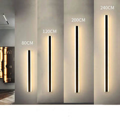 Minimalist Long LED Wall Lamp (30cm-6W) / Modern Acrylic Lighting Fixture / 220V / Living Room, Bedroom, Hallway Illumination - Dreamy-Designs Store Online