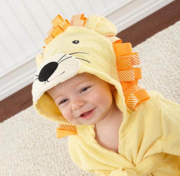Cartoon Cute Animal Modeling Baby Bath Towels Baby Bathrobes Cotton Children's Bathrobes Baby Hooded - Dreamy-Designs Store Online