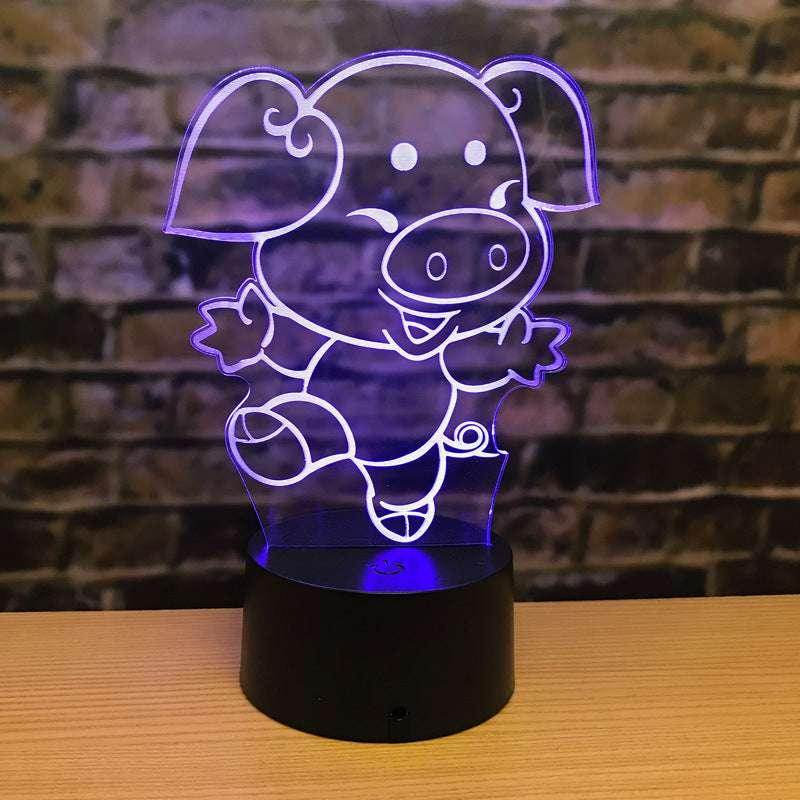 Zodiac LED Night Light - Touch Control 7 Colors (Red, Green, Blue, Yellow, Enamel, Purple, White) / 3W / USB Powered / Remote Control Option - Dreamy-Designs Store Online