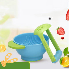 Baby Grinding Bowl: 11cm BPA-Free Food Prep Solution - Dreamy-Designs Store Online