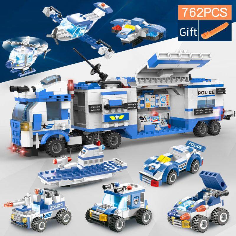 Military aircraft carrier police building blocks - Dreamy-Designs Store Online