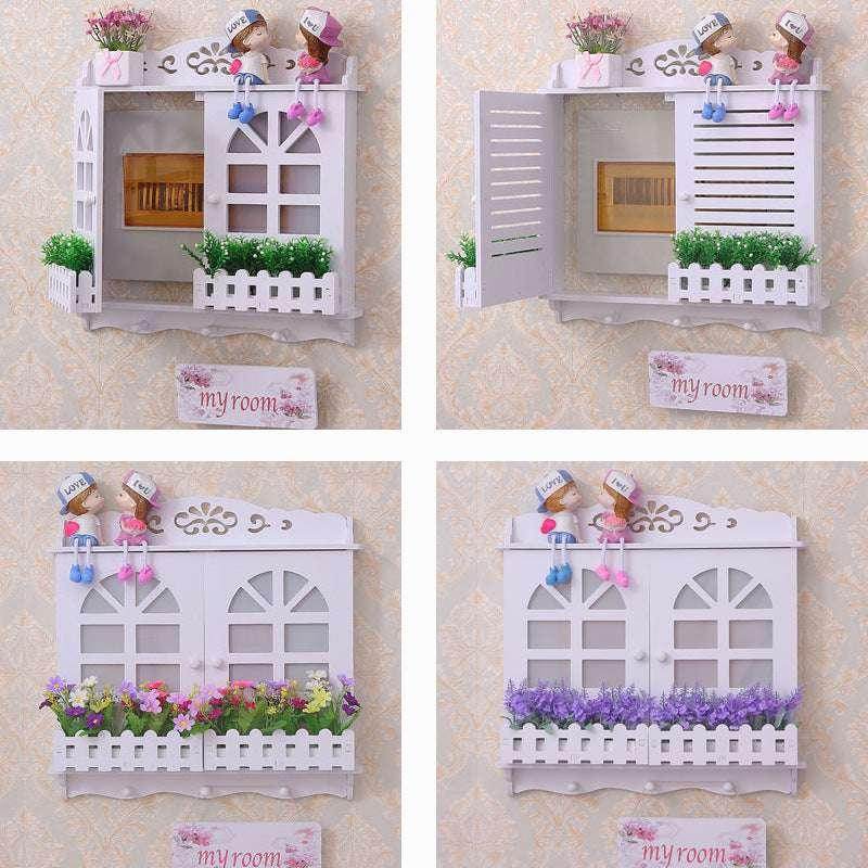 Electric Meter Box Decorative Cover (Wood Plastic) - Modern Design (Various Styles) / 6 Sizes / Wall-Mounted Frame - Dreamy-Designs Store Online