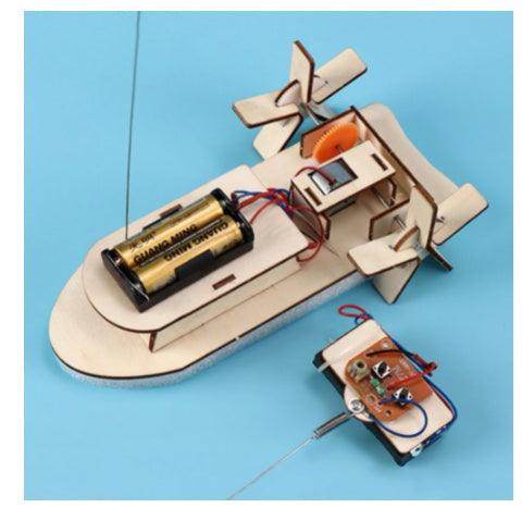 DIY Electric Hovercraft Kit: STEM Toy for Ages 4+ (5-Star Difficulty) - Dreamy-Designs Store Online