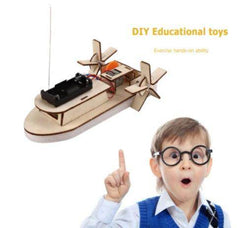 DIY Electric Hovercraft Kit: STEM Toy for Ages 4+ (5-Star Difficulty) - Dreamy-Designs Store Online