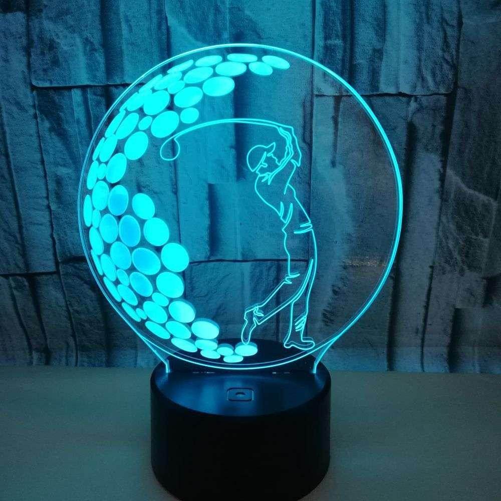 3D Night Light - Modern LED Touch/Remote Control Lamp (3W, 5V USB Powered) for Home, Hotel, Office (10,000 Hour Lifespan) - Dreamy-Designs Store Online