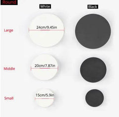 Nordic Minimalist Wall Lamp; Creative Personality Aisle Bedroom Bedside Lamp (LED; Aluminum Shade; Modern Simple Style; 8W/12W/18W; Warm/Neutral/White Light) - Dreamy-Designs Store Online