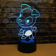Zodiac LED Night Light - Touch Control 7 Colors (Red, Green, Blue, Yellow, Enamel, Purple, White) / 3W / USB Powered / Remote Control Option - Dreamy-Designs Store Online