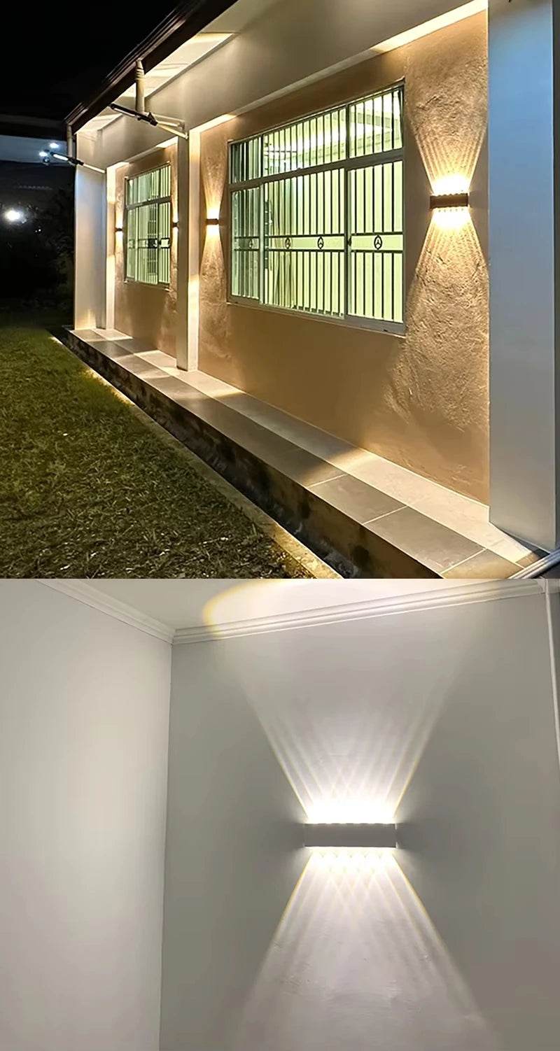 Aluminum LED Wall Lamp Waterproof IP65 interior wall light Up and Down Outdoor Garden Lights Bedroom Living Room Stairs Lighting - Dreamy-Designs Store Online
