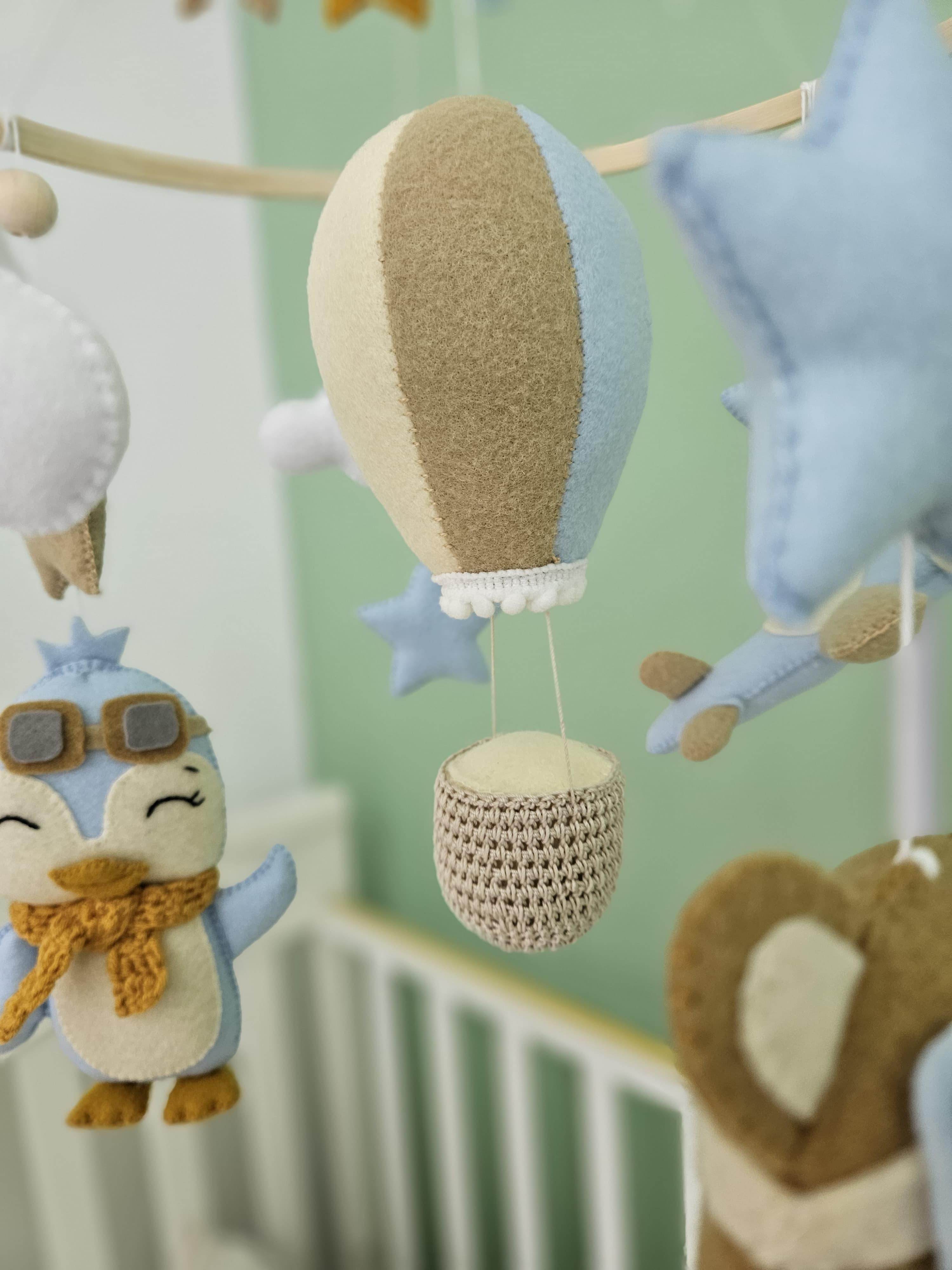 Adventure Bear Baby Mobile - Dreamy-Designs Store Online