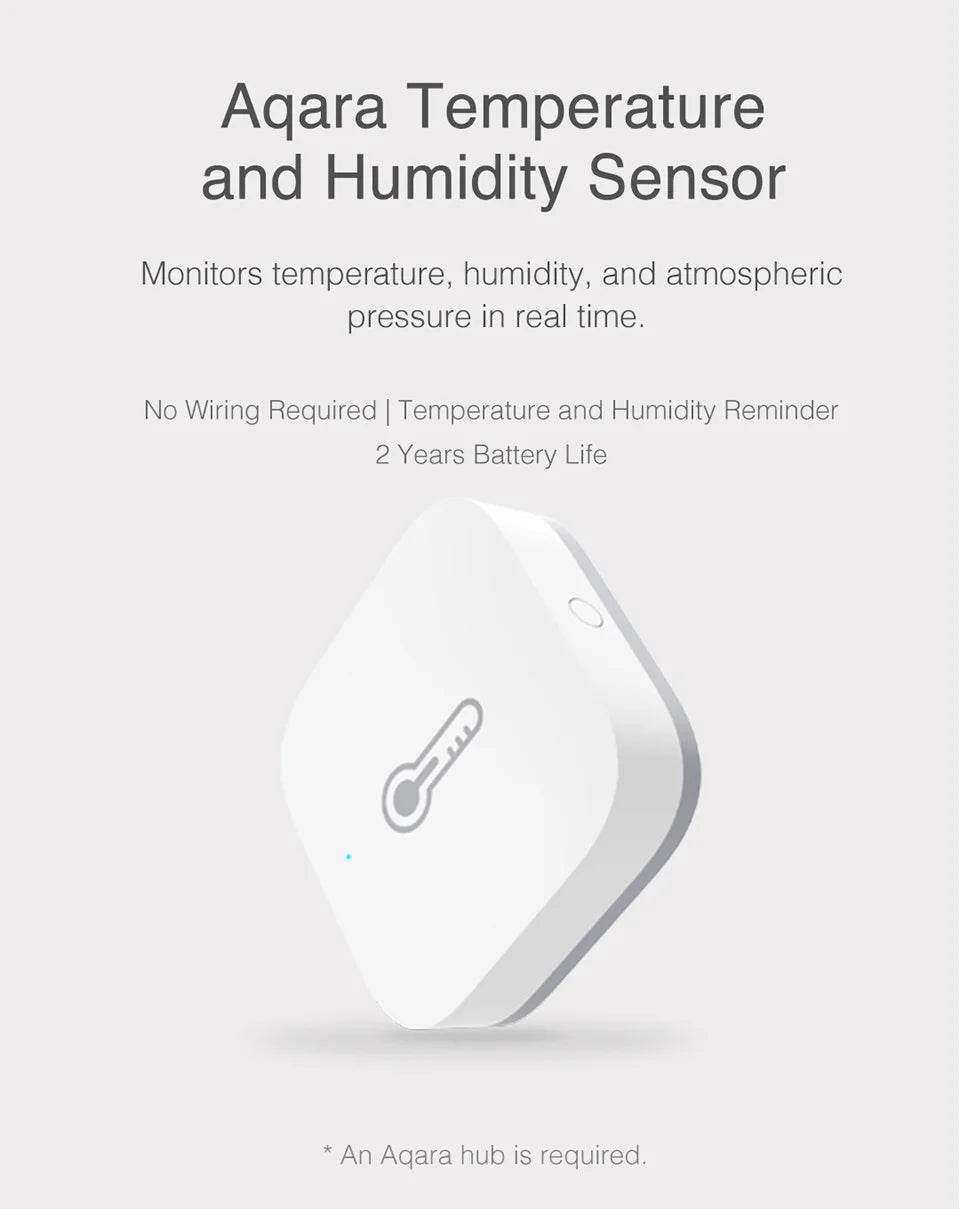Original Aqara Temperature Humidity Air Pressure Environment Sensor Zigbee Smart Home For Xiaomi Mi Home Homekit APP - Dreamy-Designs Store Online
