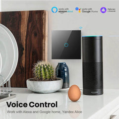 BONDA Smart Switch Alexa RF433 No Neutral Tuya Control Works With Google 1/2/3 Gang Smart Life Home Light WiFi Touch Switches - Dreamy-Designs Store Online