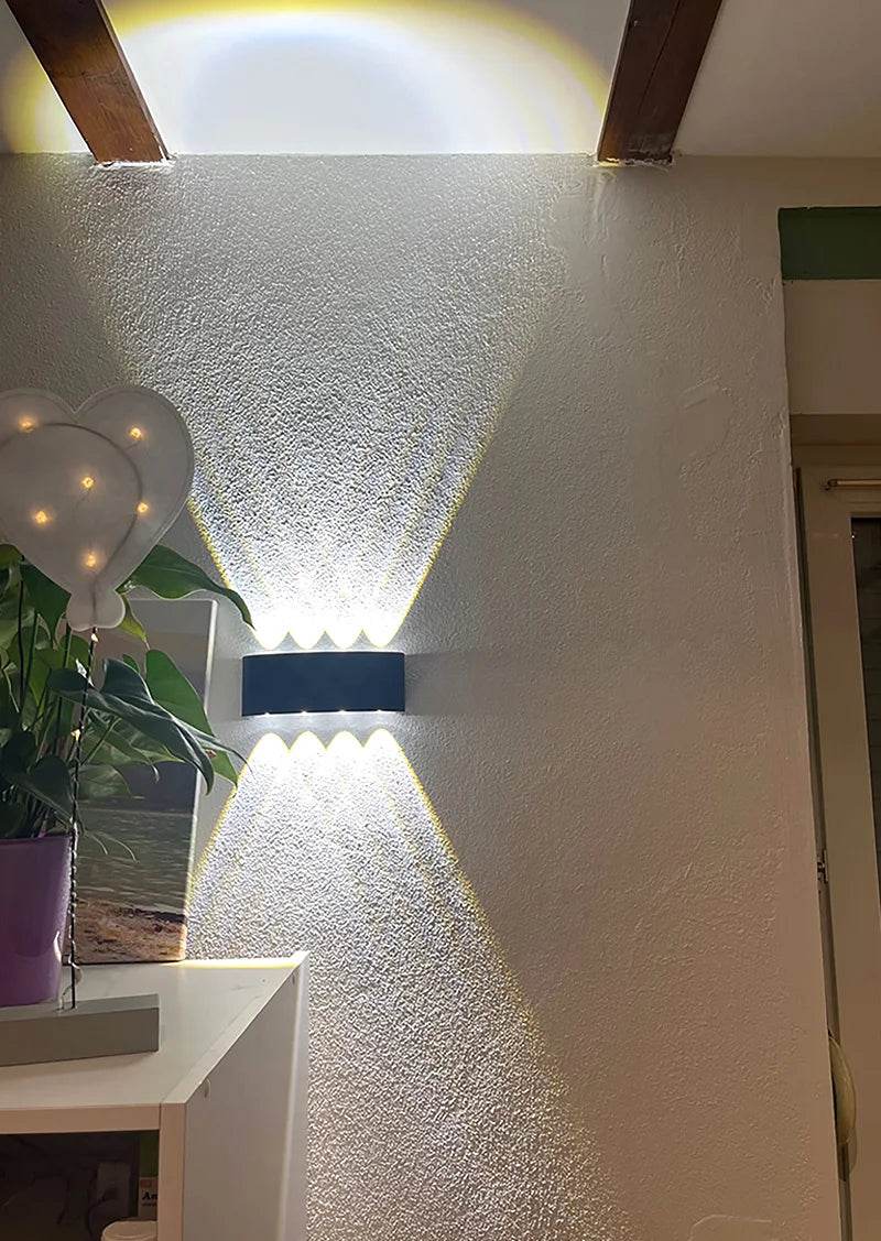 Aluminum LED Wall Lamp Waterproof IP65 Outdoor Garden Lights 8W 12W Interior Wall Light for Bedroom Living Room Stairs Lighting - Dreamy-Designs Store Online