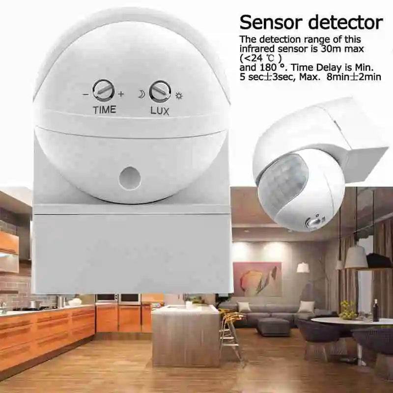 Outdoor Infrared Long Motion 110v~230v Wall Switch PIR Detectors LED Sensor Waterproof Timer 180 Light Motion Sensor - Dreamy-Designs Store Online