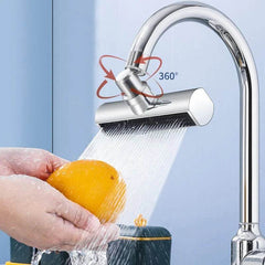 New Kitchen Waterfall Three-mode Universal Swivel Extension Faucet Splash-proof Nozzle Sink Multi-function - Dreamy-Designs Store Online