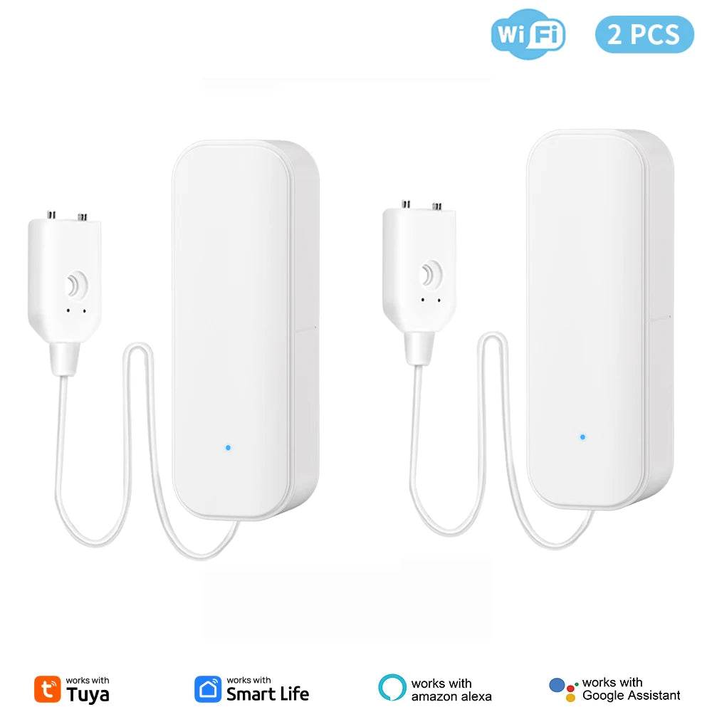 WiFi or Zigbee Water Leak Sensor Tuya Alarm Flood Leak Detector Smart Home Life APP Water Alert Overflow Alarm Security System - Dreamy-Designs Store Online