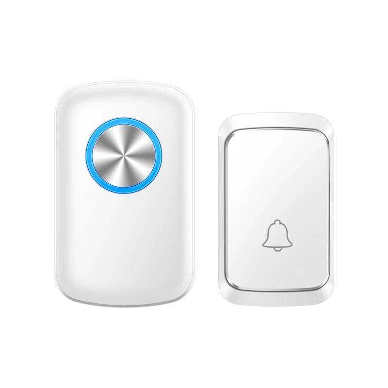 Smart Wireless Doorbell Family Door Bell Chime Kit 300M/1000Ft Long Distance 60 Songs Intelligent Doorbell Kit US EU Plug - Dreamy-Designs Store Online