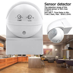 Outdoor Infrared Long Motion 110v~230v Wall Switch PIR Detectors LED Sensor Waterproof Timer 180 Light Motion Sensor - Dreamy-Designs Store Online