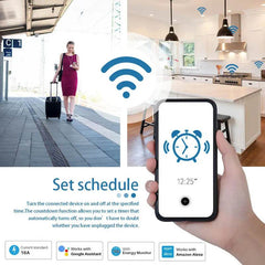 TUYA Smart Plug WiFi/Zigbee Socket EU 16A/20A With Power Monitor Timing Function Voice Control Works With Alexa GoogleHome - Dreamy-Designs Store Online