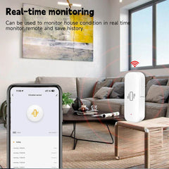 Tuya Smart Life Vibration Sensor ZigBee WiFi Tuya Sensor Monitor App Control Security Protection Zigbee Sensor Motion ShockAlarm - Dreamy-Designs Store Online
