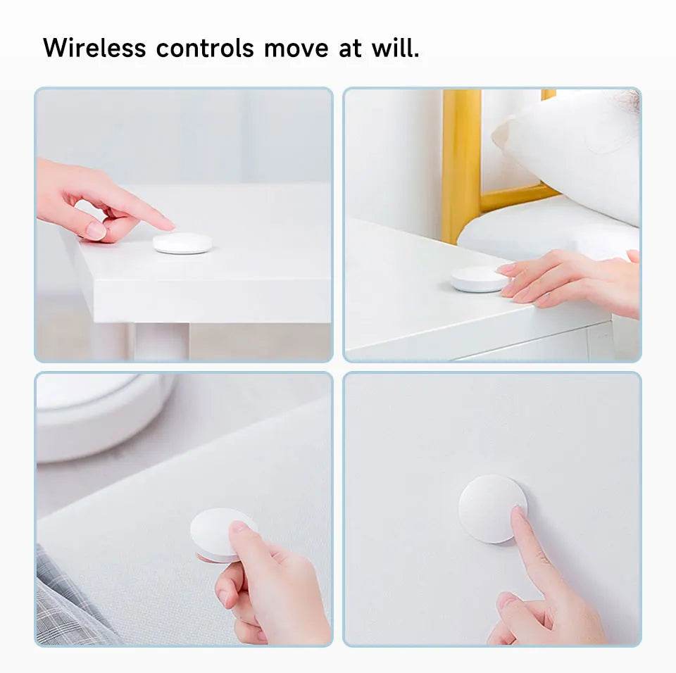 Tuya ZigBee Wireless Scene Switch Push Button Automation Scenario Controller Battery Powered Intelligent Linkage Tuya Devices - Dreamy-Designs Store Online