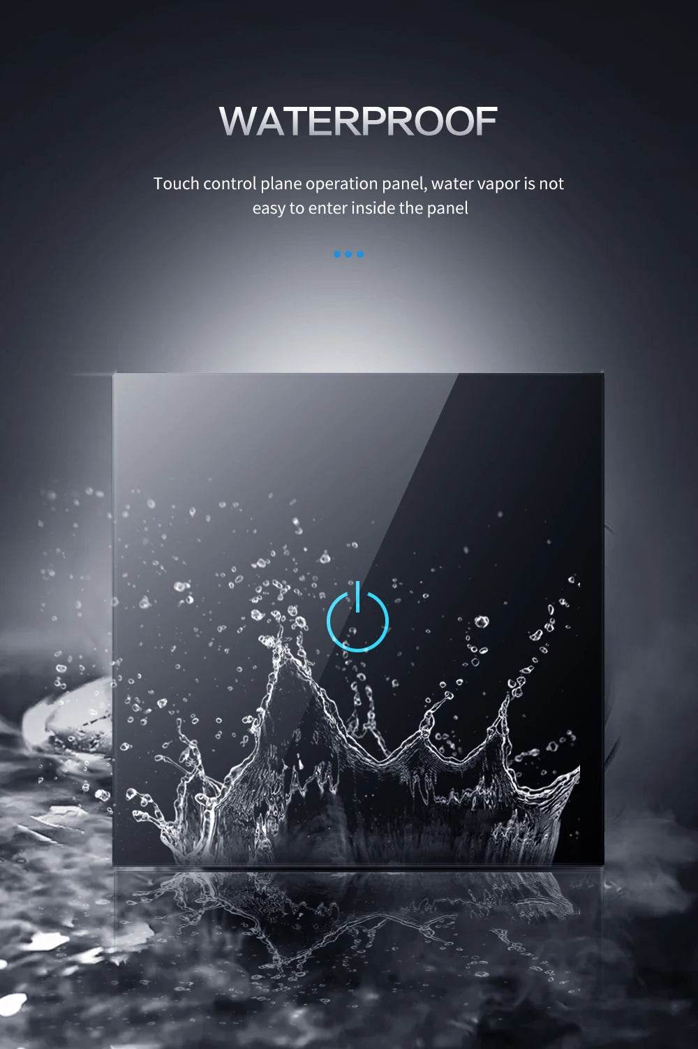 BONDA Smart Switch Alexa RF433 No Neutral Tuya Control Works With Google 1/2/3 Gang Smart Life Home Light WiFi Touch Switches - Dreamy-Designs Store Online