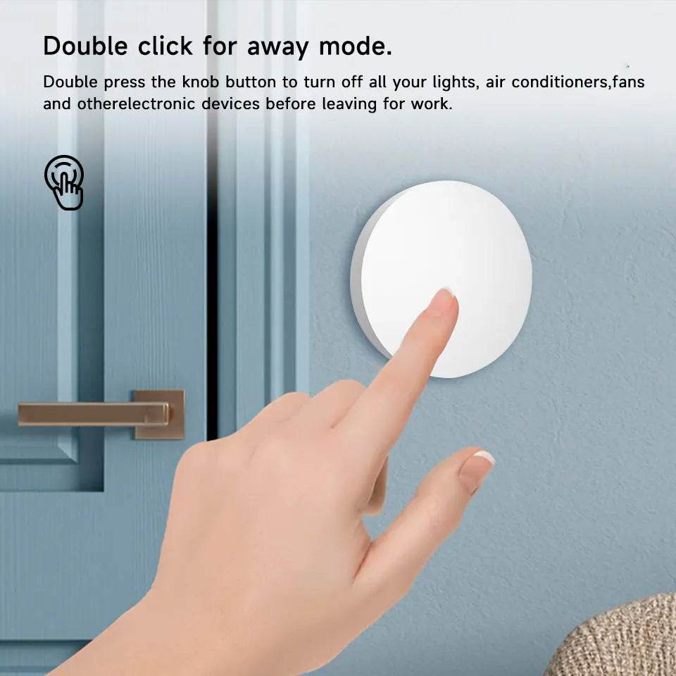 Tuya ZigBee Wireless Scene Switch Push Button Automation Scenario Controller Battery Powered Intelligent Linkage Tuya Devices - Dreamy-Designs Store Online