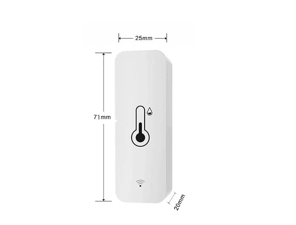 Tuya WiFi Smart Temperature Humidity Sensor Indoor Hygrometer Controller Monitoring Work with Smart Speaker Alexa Google Home - Dreamy-Designs Store Online