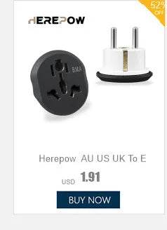 Herepow 118 Series Thailand American Standard Dual USB Wall Socket Smart Home Appliance Plug Adapter Type-c 3.1A Fast Charging - Dreamy-Designs Store Online