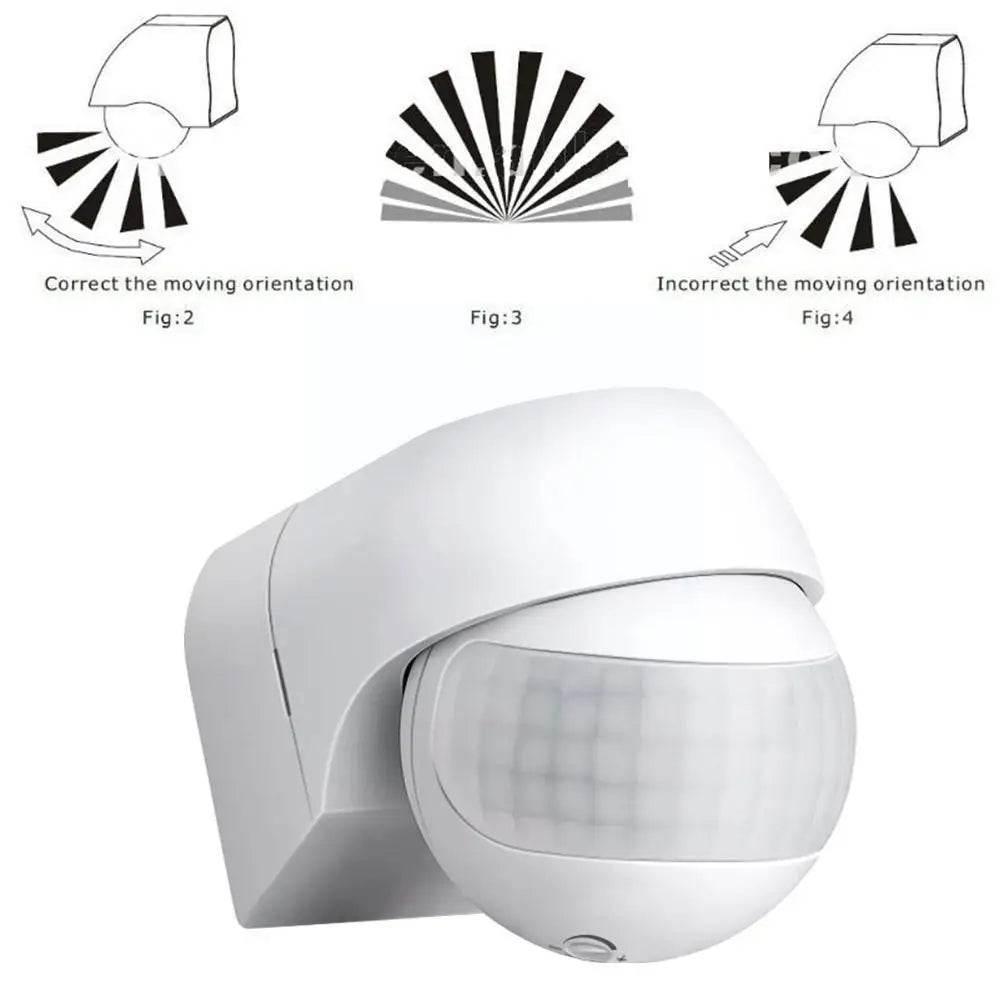 Outdoor Infrared Long Motion 110v~230v Wall Switch PIR Detectors LED Sensor Waterproof Timer 180 Light Motion Sensor - Dreamy-Designs Store Online