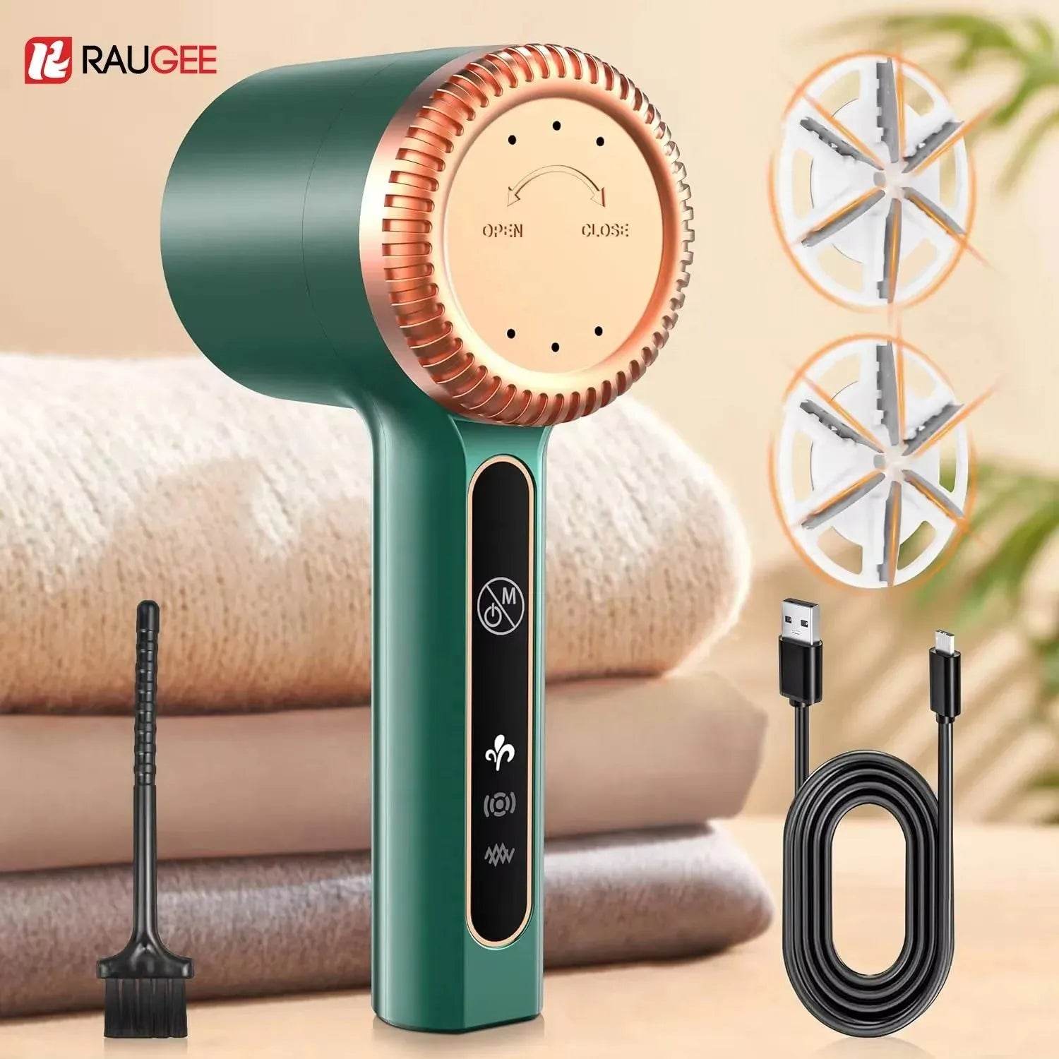 Electric Lint Remover: Rechargeable Fabric Shaver (Portable) / Fluff Remover For Clothes / Hair Ball & Fuzz Eliminator (LED Display) - Dreamy-Designs Store Online
