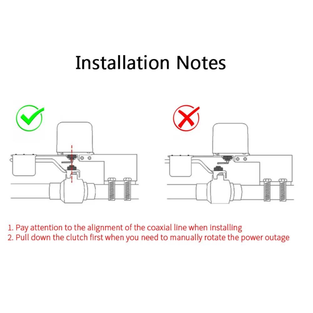 Tuya WiFi/Zigbee Water Valve Gas Shutoff Controller Support Alexa Google Assistant Smart Wireless Remote Control Smart Life App - Dreamy-Designs Store Online