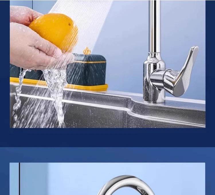 New Kitchen Waterfall Three-mode Universal Swivel Extension Faucet Splash-proof Nozzle Sink Multi-function - Dreamy-Designs Store Online