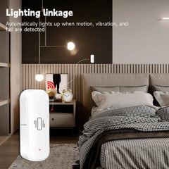 Tuya Smart Life Vibration Sensor ZigBee WiFi Tuya Sensor Monitor App Control Security Protection Zigbee Sensor Motion ShockAlarm - Dreamy-Designs Store Online