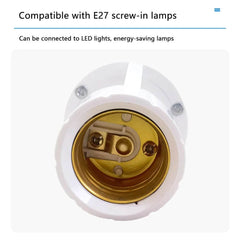 Smart Motion Sensor Light Bulb Holder E27 PIR Induction Sensor Adapter Lamp Base Converter Automatic LED Switch AC 110V 220V - Dreamy-Designs Store Online
