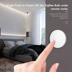 Tuya ZigBee Wireless Scene Switch Push Button Automation Scenario Controller Battery Powered Intelligent Linkage Tuya Devices - Dreamy-Designs Store Online