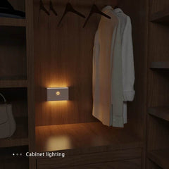 Smart Linkage Motion Sensor Night Light Rechargeable Wireless Magnetic LED Induction Lamp Wall Home Bedroom Kitchen Staircase - Dreamy-Designs Store Online