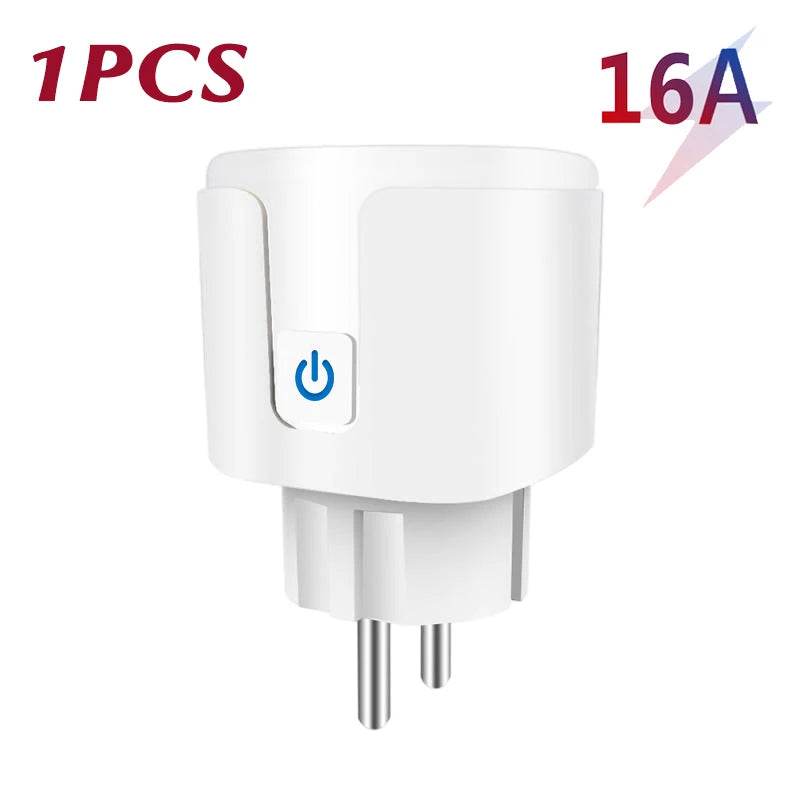 TUYA Smart Plug WiFi/Zigbee Socket EU 16A/20A With Power Monitor Timing Function Voice Control Works With Alexa GoogleHome - Dreamy-Designs Store Online