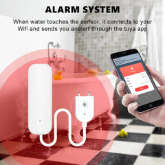 WiFi or Zigbee Water Leak Sensor Tuya Alarm Flood Leak Detector Smart Home Life APP Water Alert Overflow Alarm Security System - Dreamy-Designs Store Online