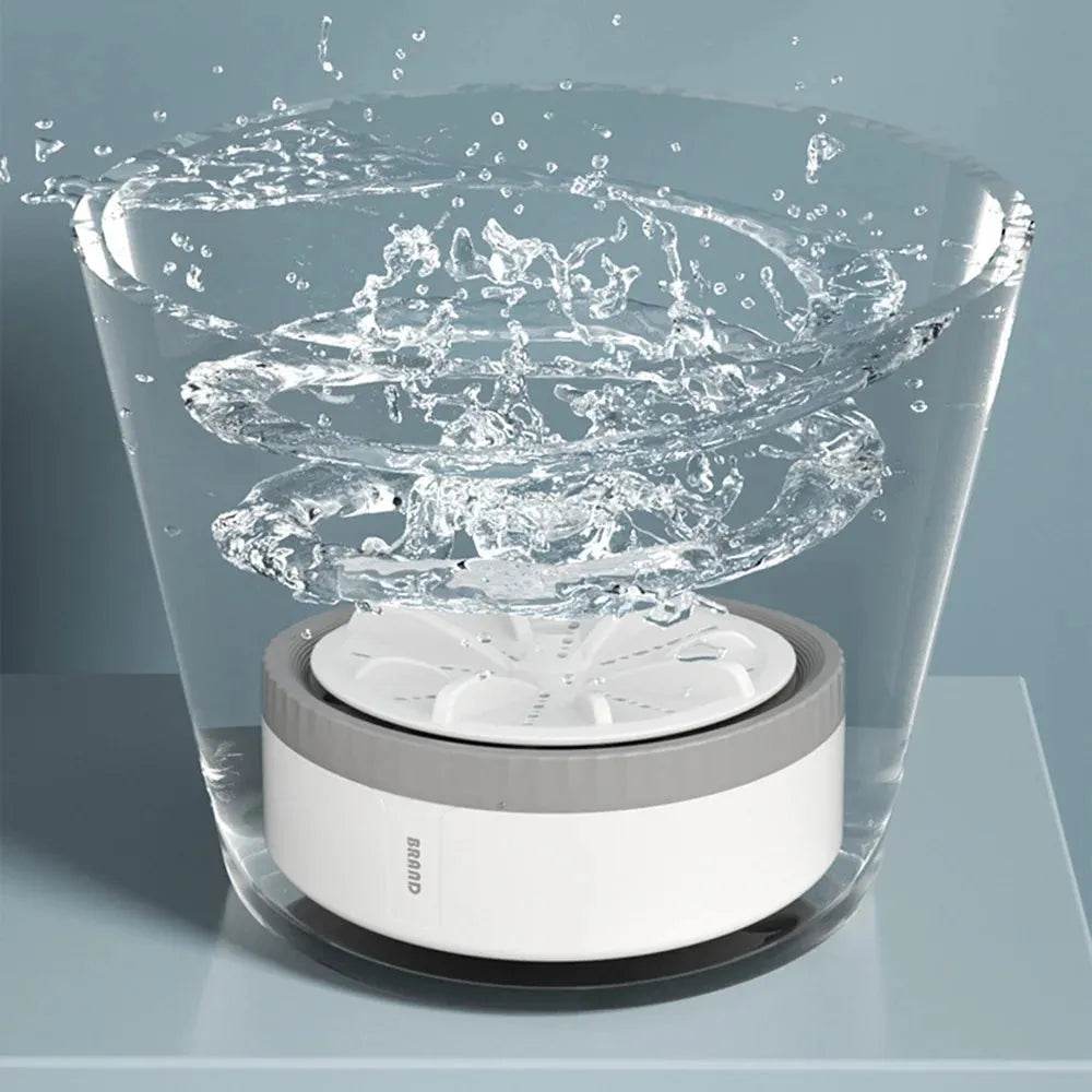 Mini Washing Machine Portable USB (Rotating Turbo) / Ultrasonic Dishwasher For Clothes, Socks, Underwear / Home Kitchen Travel / Remote Control - Dreamy-Designs Store Online