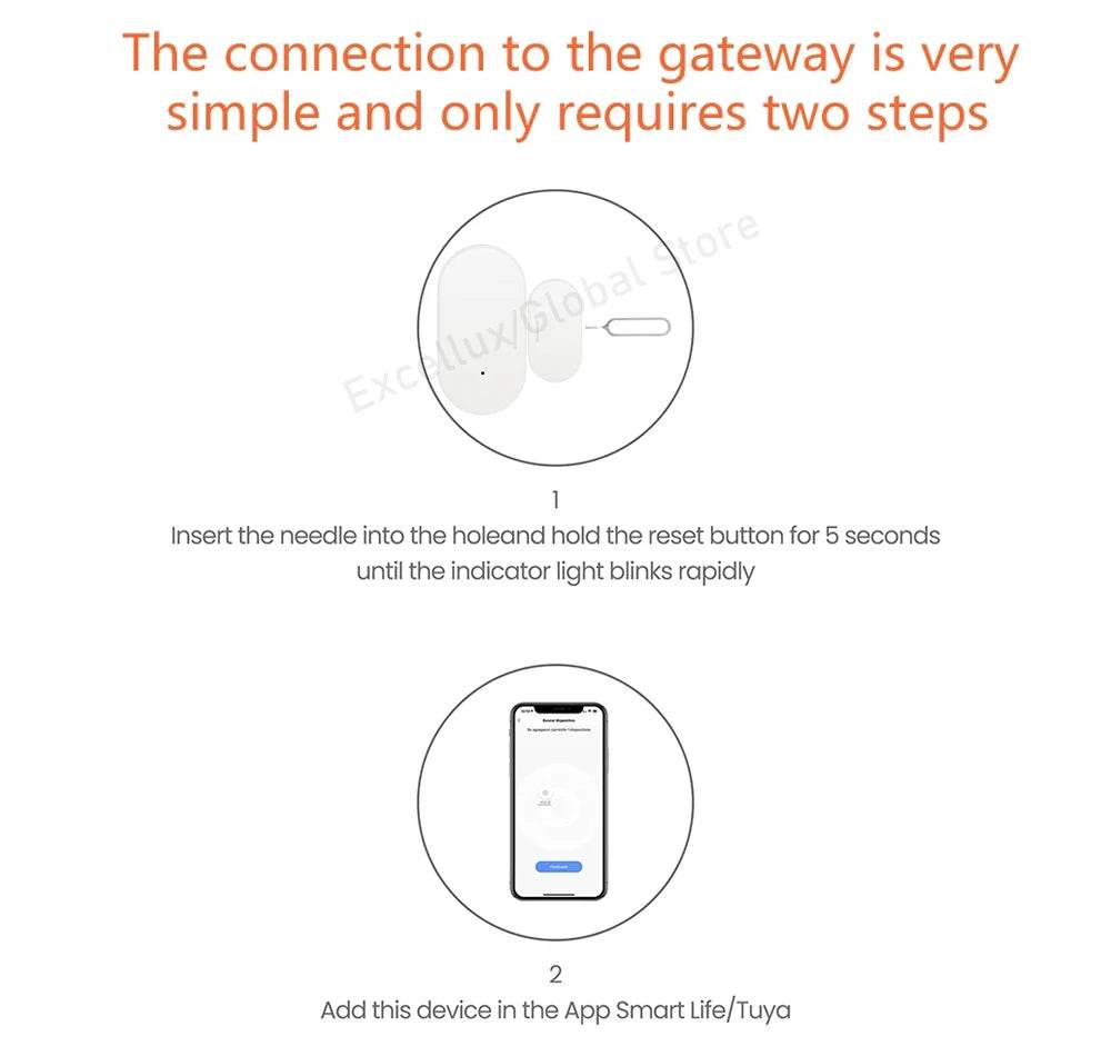Tuya Zigbee Door Magnetic Sensor Door Window Open Closed Detector Alarm Sensor Smart Life App Works With Alexa Google Home - Dreamy-Designs Store Online