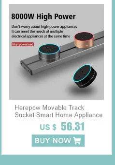 Herepow 118 Series Thailand American Standard Dual USB Wall Socket Smart Home Appliance Plug Adapter Type-c 3.1A Fast Charging - Dreamy-Designs Store Online