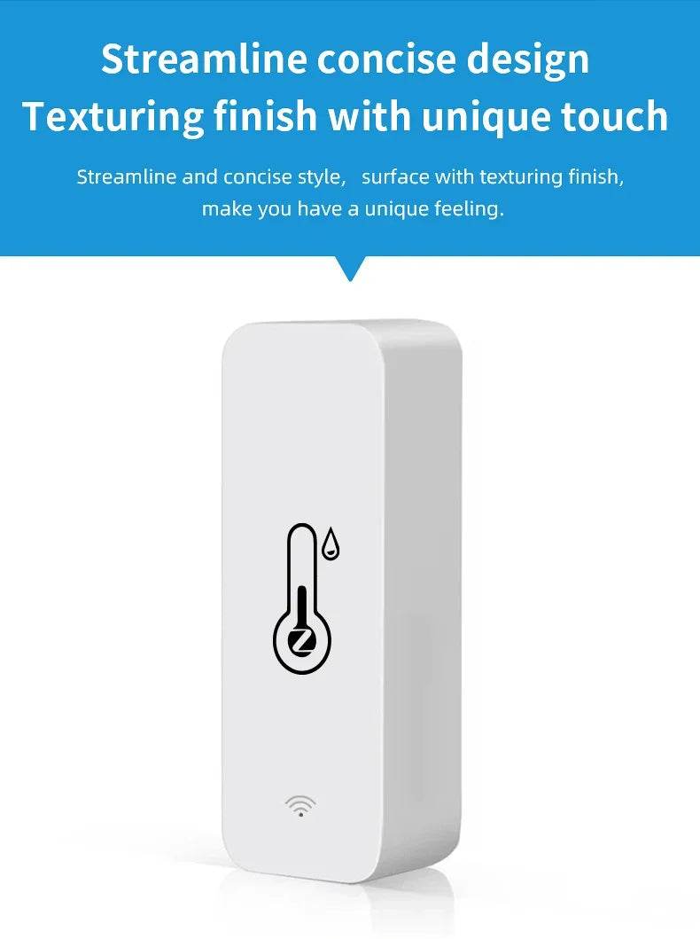 Tuya WiFi Smart Temperature Humidity Sensor Indoor Hygrometer Controller Monitoring Work with Smart Speaker Alexa Google Home - Dreamy-Designs Store Online