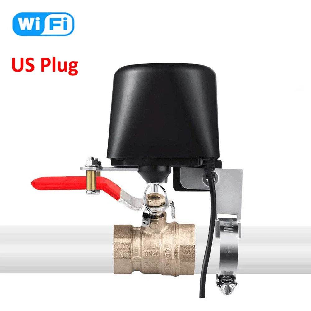Tuya WiFi/Zigbee Water Valve Gas Shutoff Controller Support Alexa Google Assistant Smart Wireless Remote Control Smart Life App - Dreamy-Designs Store Online